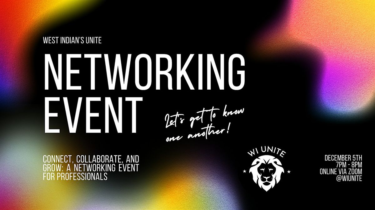 West Indian's Unite Online Business Networking Event