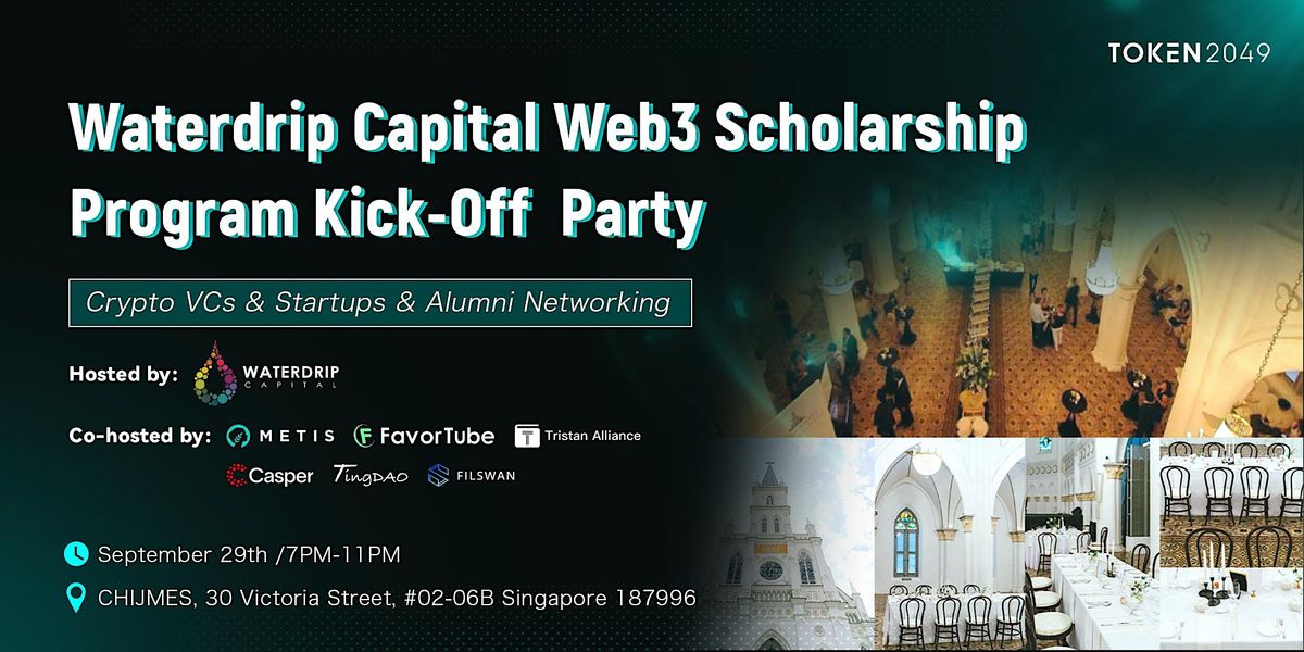 Waterdrip Capital Web3 Talents Scholarship Program Kick Off Party