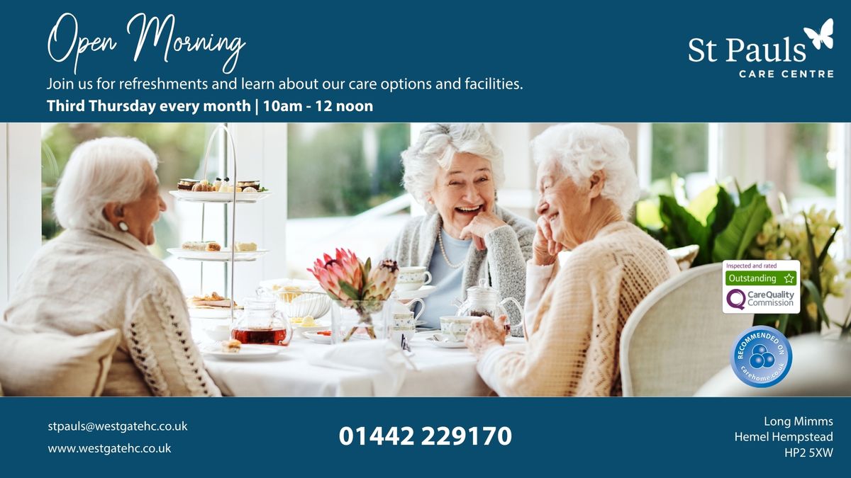 St Pauls Care Centre Open Morning