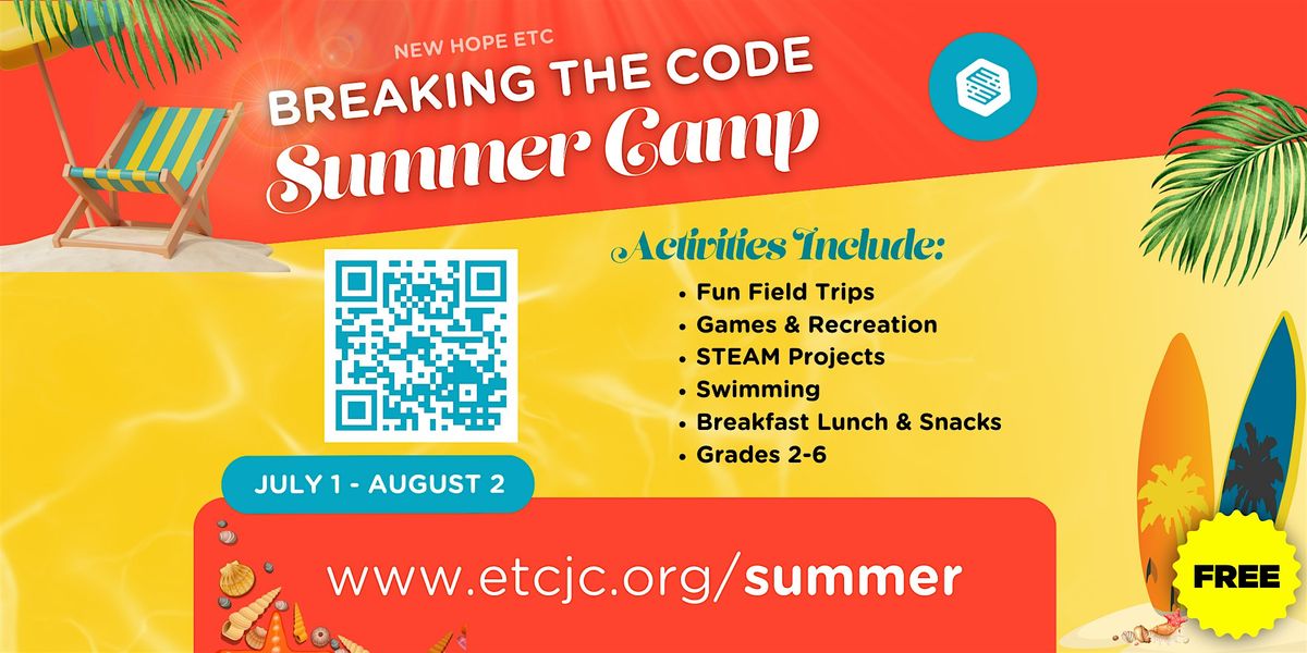 FREE STEAM Summer Camp in Jersey City, NJ - Breaking the Code