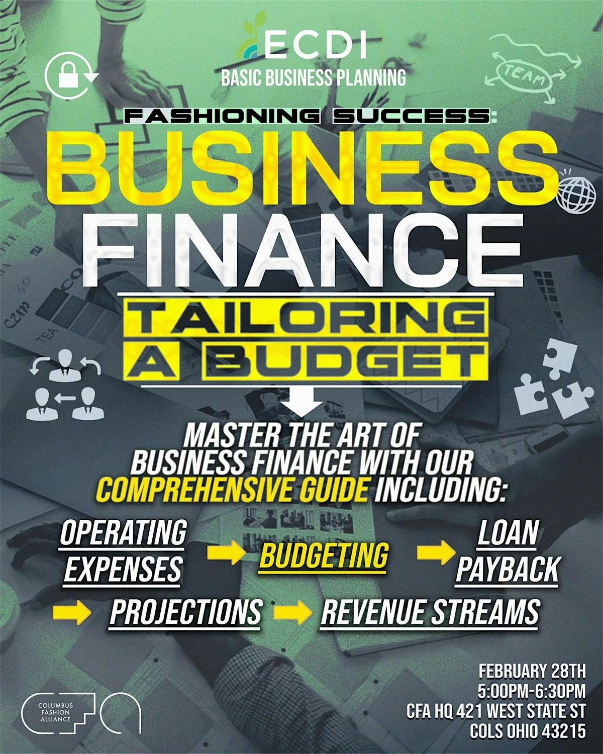 Tailoring a Budget: Business Finance How-To with ECDI