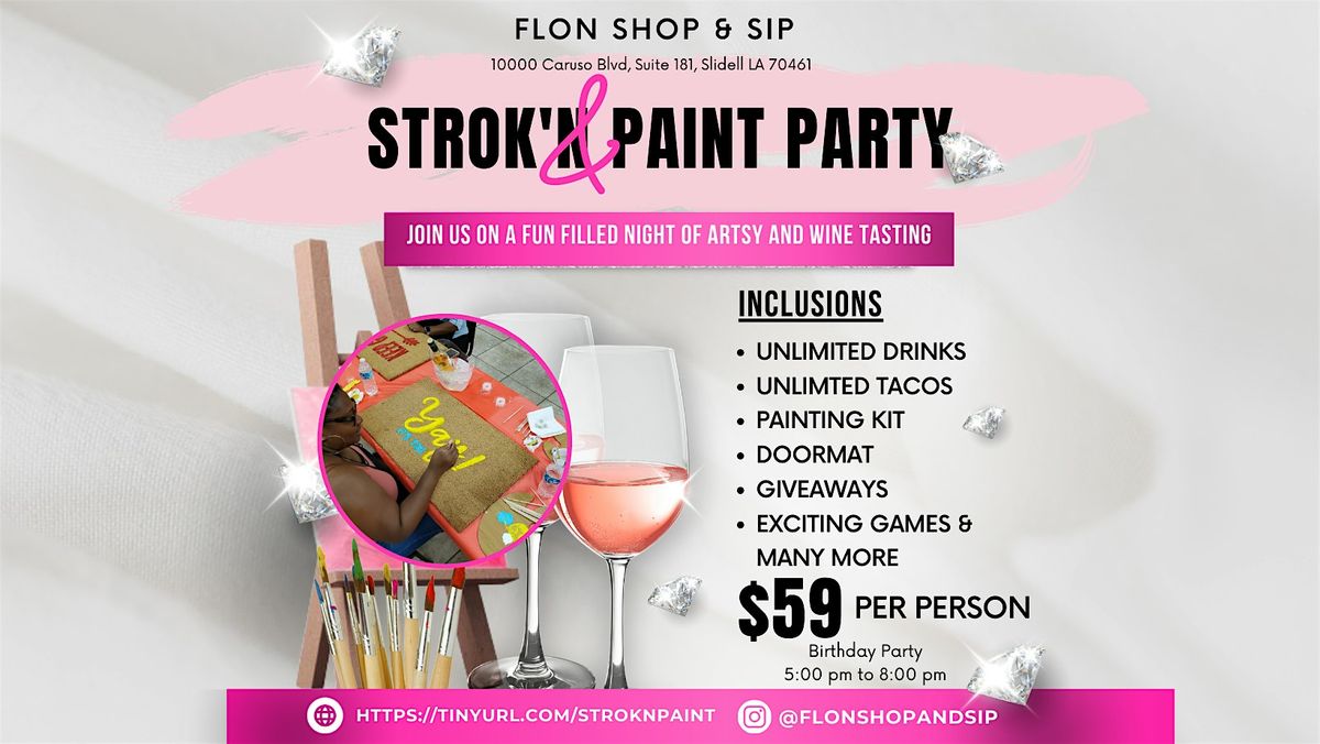 Strok'n Paint Party