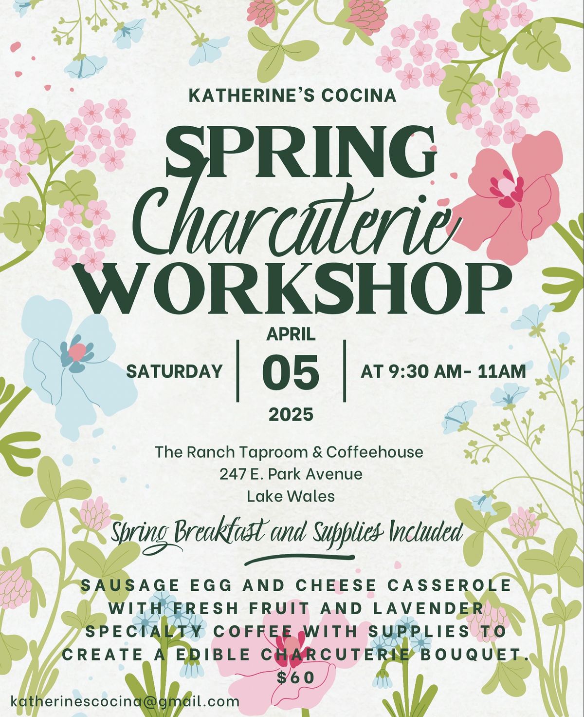 Charcuterie Bouquet Workshop