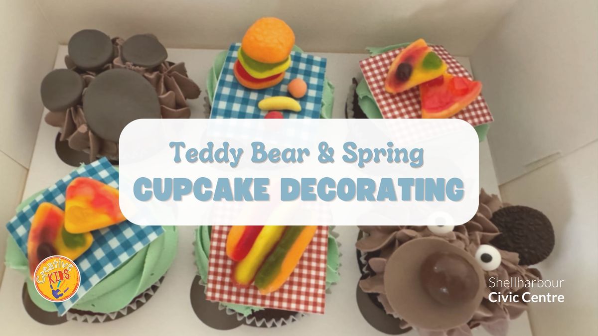 Teddy Bear Cupcake Decorating