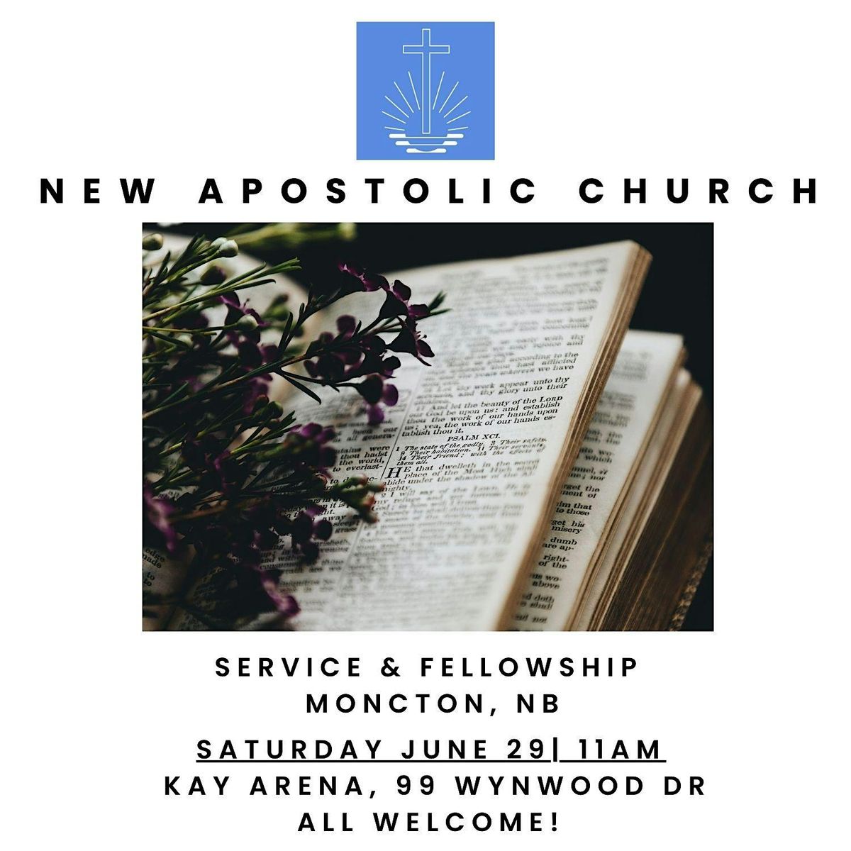 Saturday Service with the New Apostolic Church Moncton