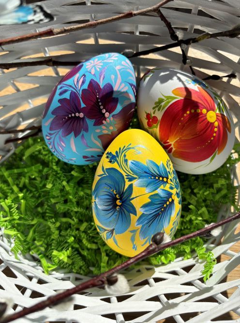 Easter Egg (Pysanka) in Petrykivka, Ukrainian Folk Art with Olena Chorna