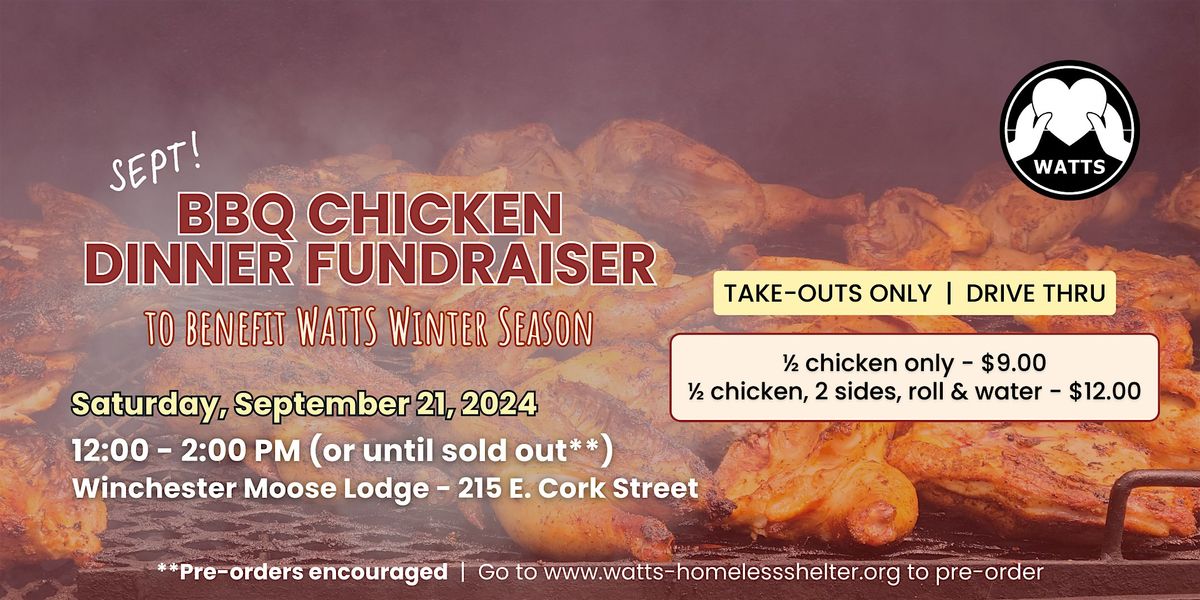 Chicken BBQ to benefit WATTS upcoming Winter Season