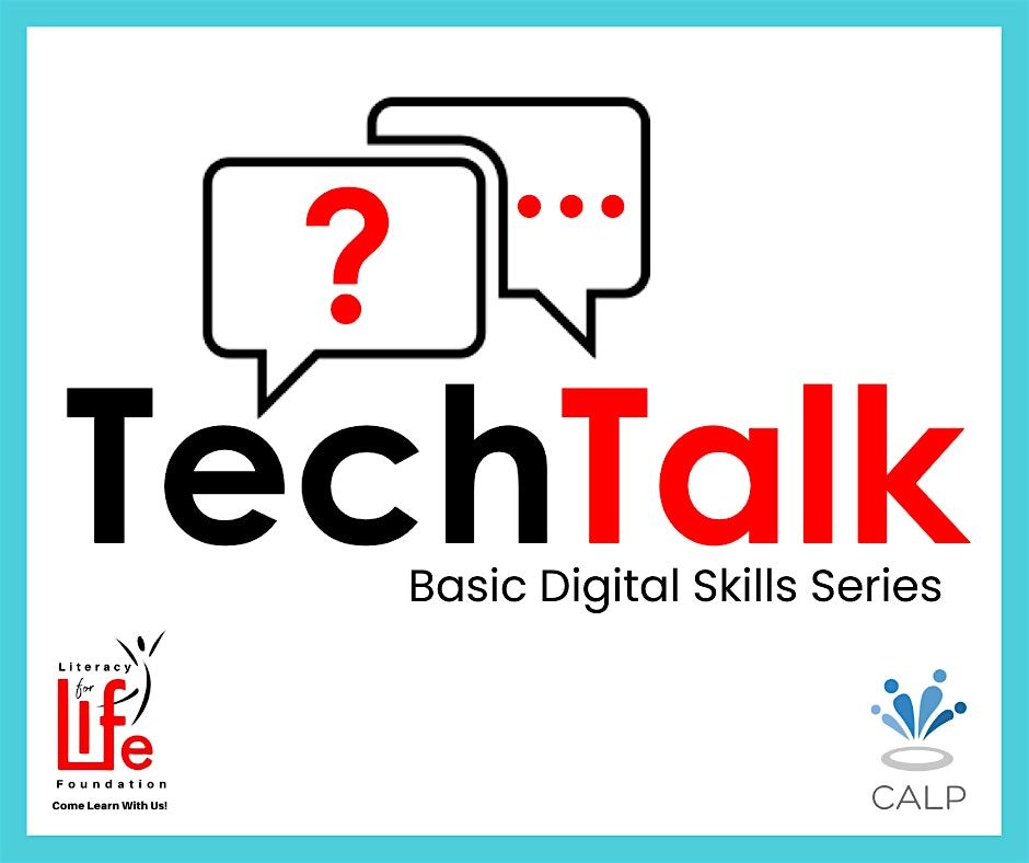 Tech Talk: Basic Digital Skills Series Fall 2024