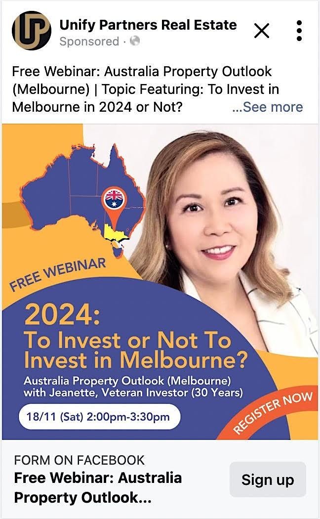 Free Webinar: 2024 Melbourne Property Outlook ~ To Buy Or Rent In Melbourne