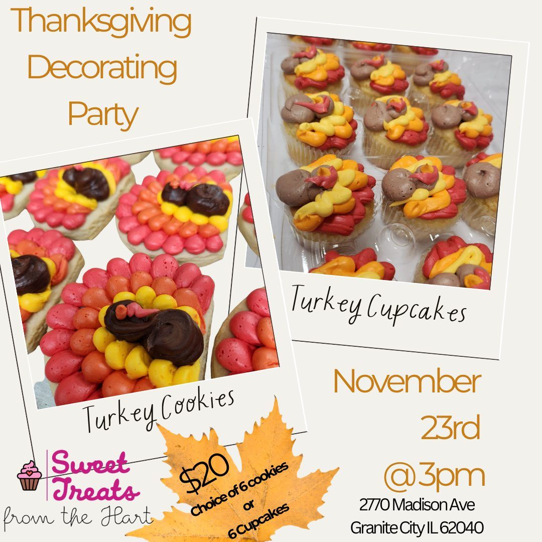 Thanksgiving Cookie\/Cupcake Decorating Party