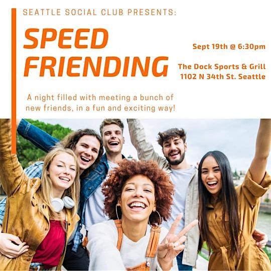 Speed Friending (Ages 24-40)