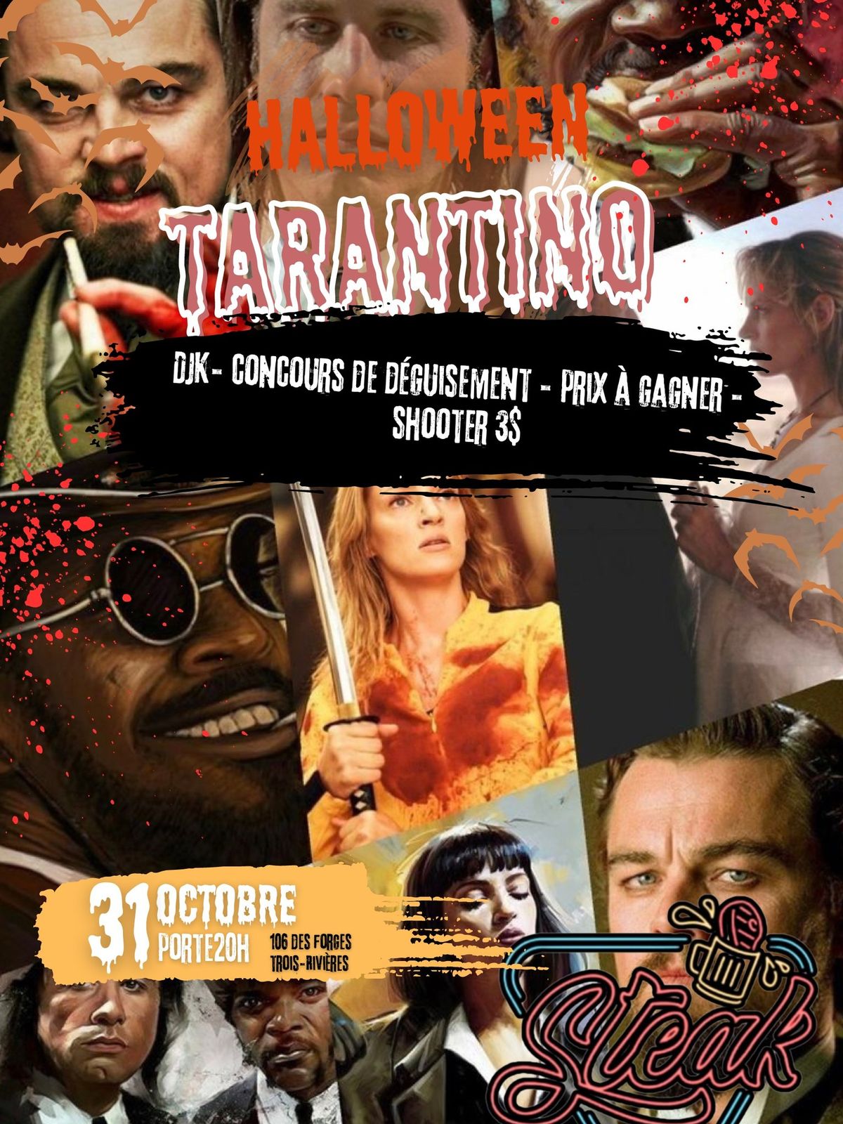 Soir\u00e9e HALLOWEEN \u00e0 la Tarantino avec DJK