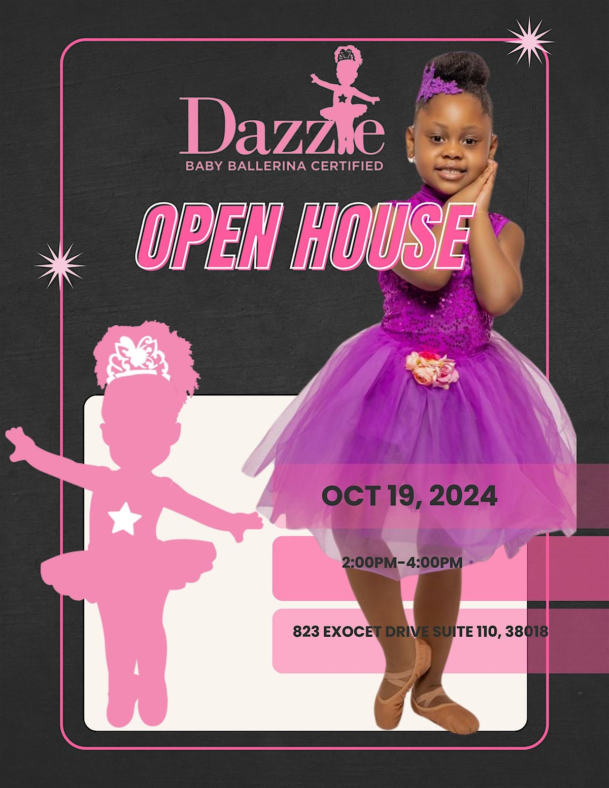 Dazzle, BBC (Baby Ballerina Certified) Open House