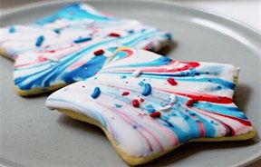 4th of July Dipped Star Cookie Decorating Workshop