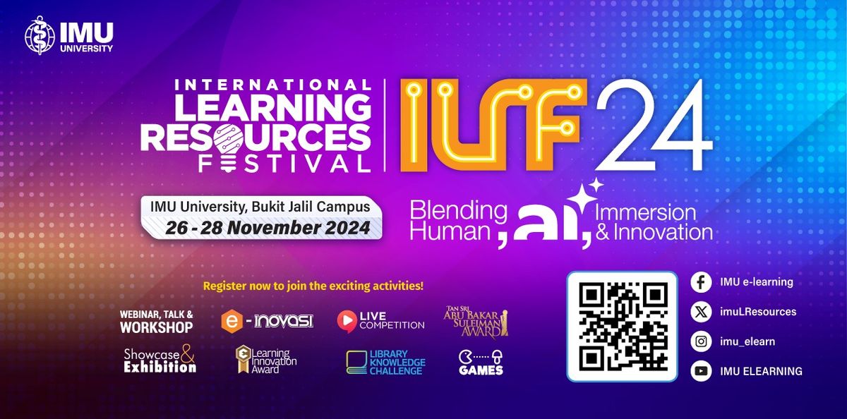 IMU University International Learning Resources Festival (iLRF24)