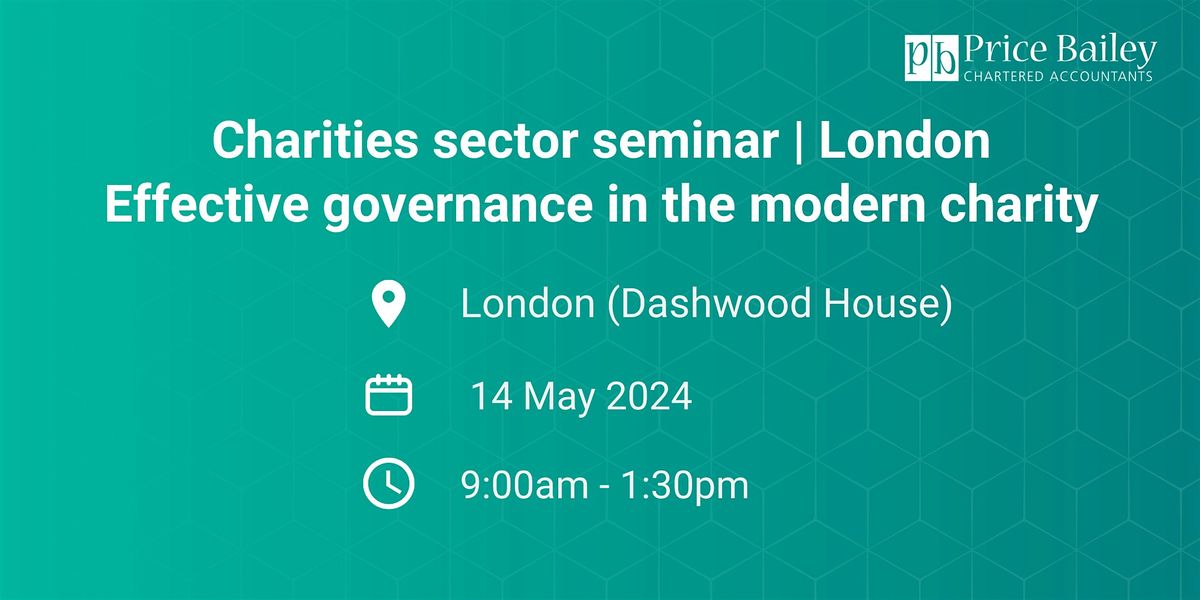 Effective governance in the modern charity | London