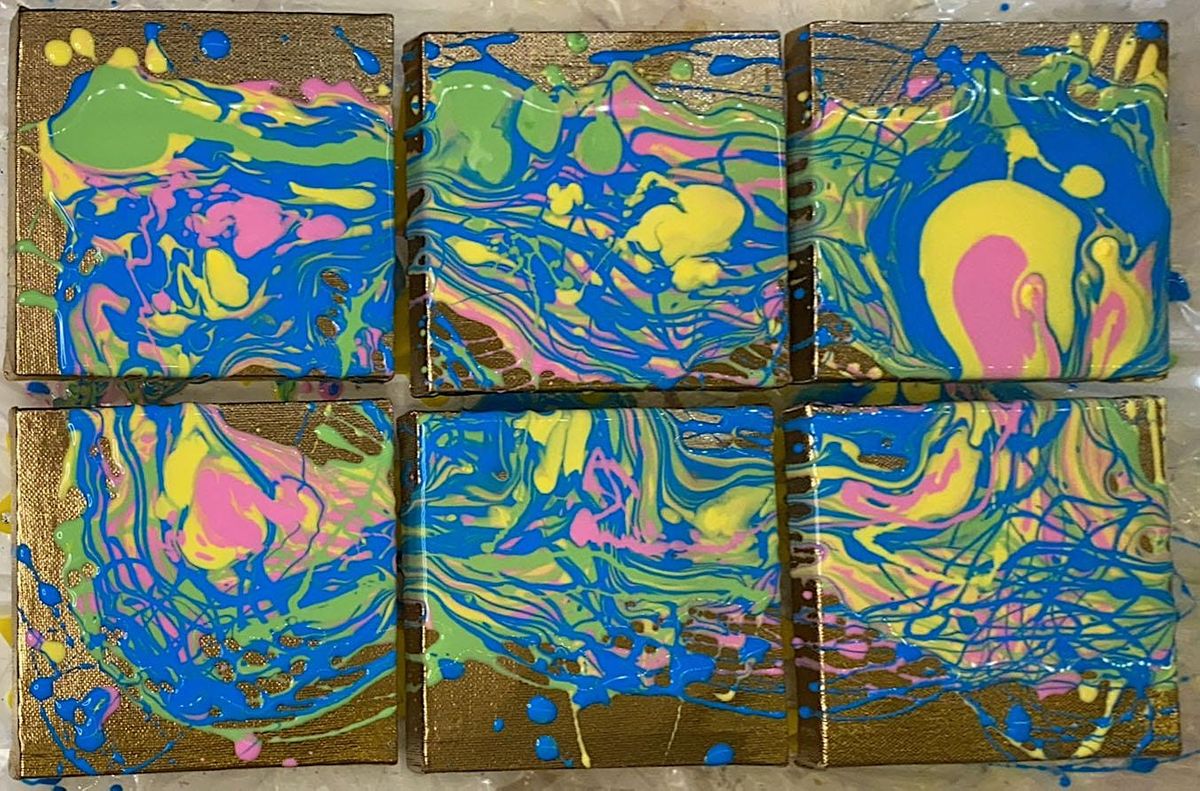 Zodiac Paint Pour Class | Grace Noel Art