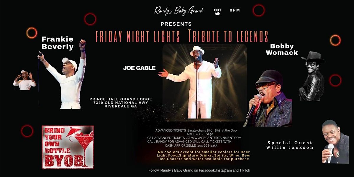 Frankie Beverly and Bobby Womack Tribute Concert