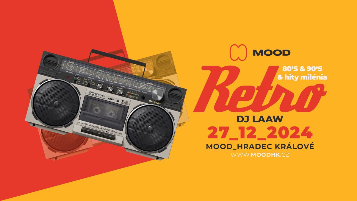 RETRO 80's & 90's a HITY MIL\u00c9NIA - MOOD Hradec Kr\u00e1lov\u00e9