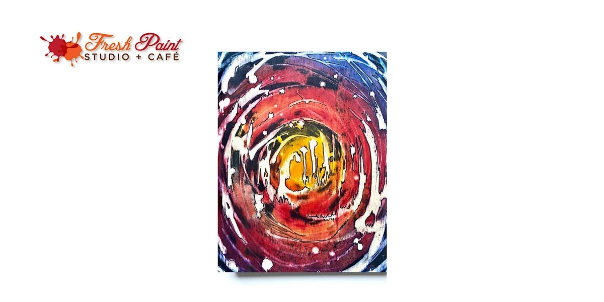 In-Studio Paint Night - Batik on Wood - Abstract Art Workshop