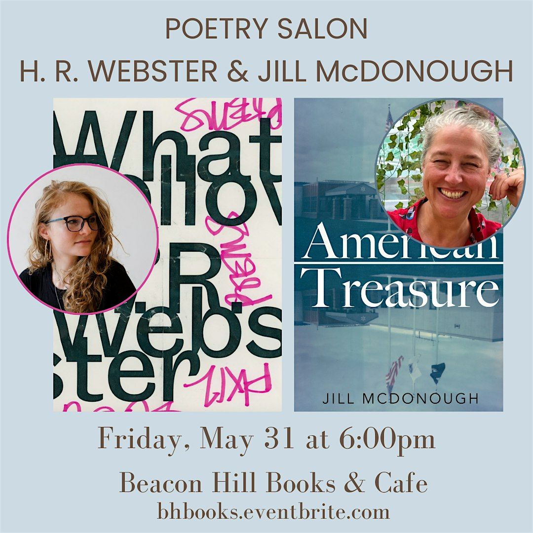 Poetry Salon: H.R. Webster and Jill McDonough