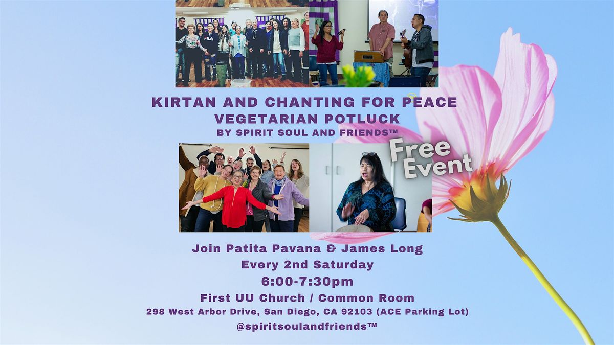 Kirtan And Vegetarian Potluck By Spirit Soul And Friends\u2122