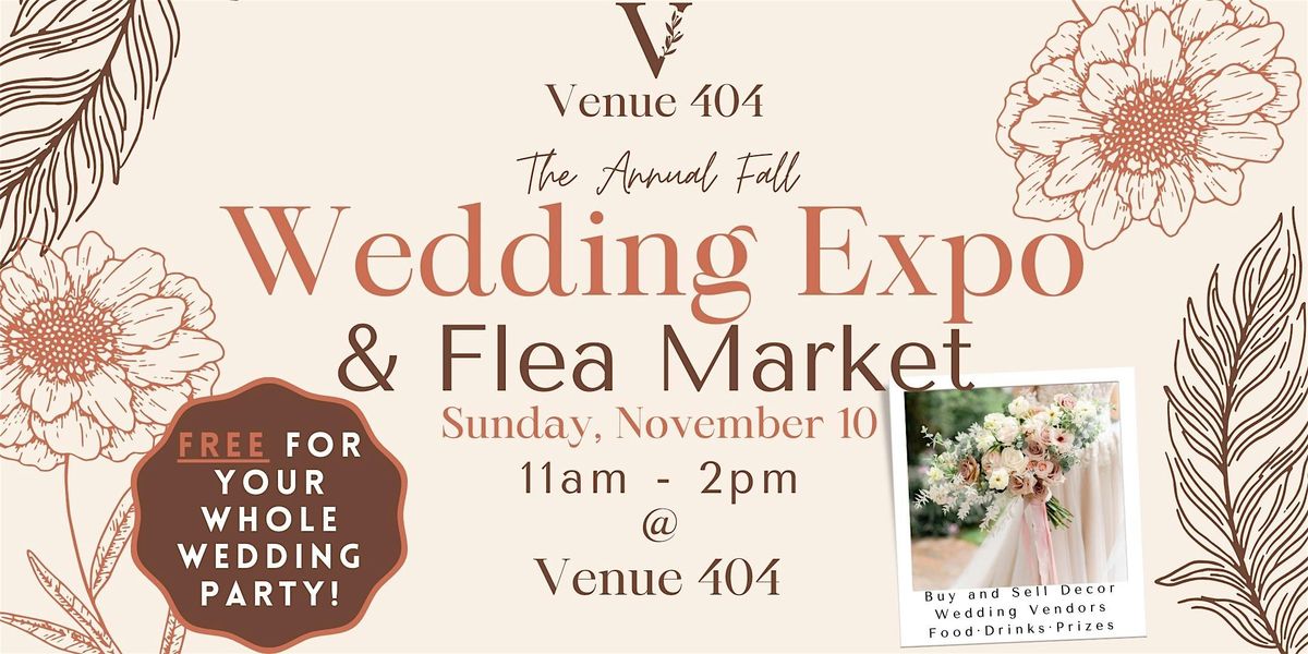 The Fall Wedding Flea Market at Venue 404