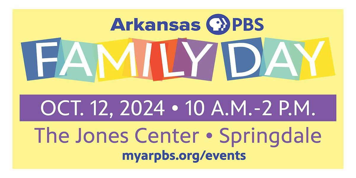 FREE EVENT Family Day with PBS KIDS characters, family activities in NWA