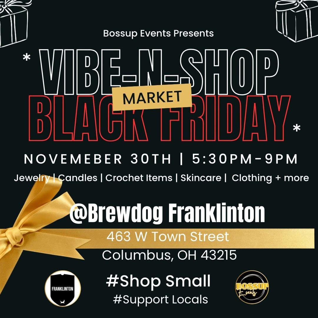 Indoor Black "Friday" Mini Market at BrewDog Franklinton