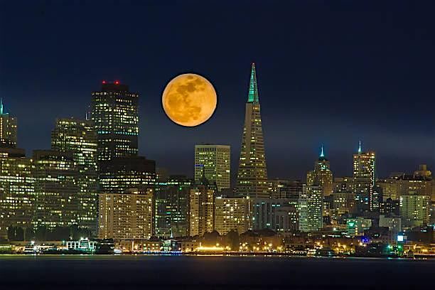 Romantic Victorian Architecture Tour, then Full Moonrise over San Francisco