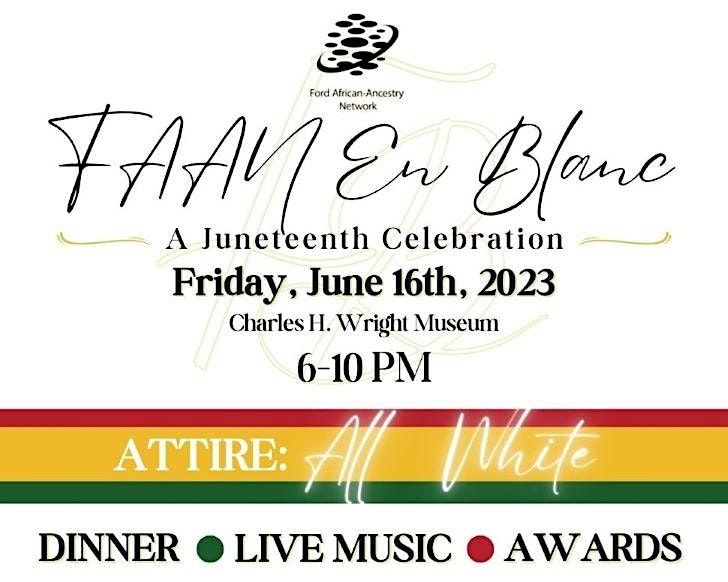 Ford African Ancestry Network (FAAN) Inaugural FAAN En Blanc