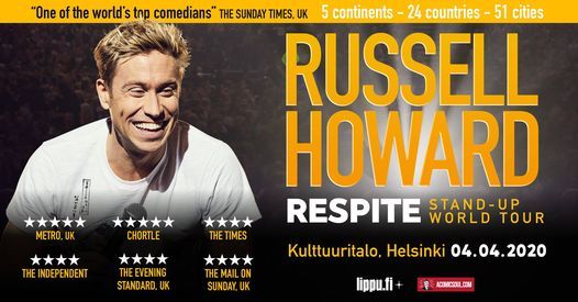 Russell Howard \/\/ Kulttuuritalo \/\/ Changed Date: April 8th 2021