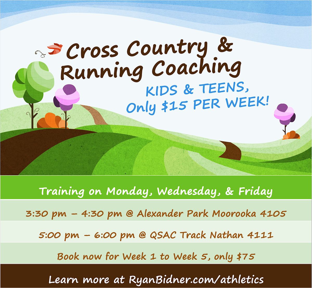 Brisbane Kids Cross Country and Running Coaching