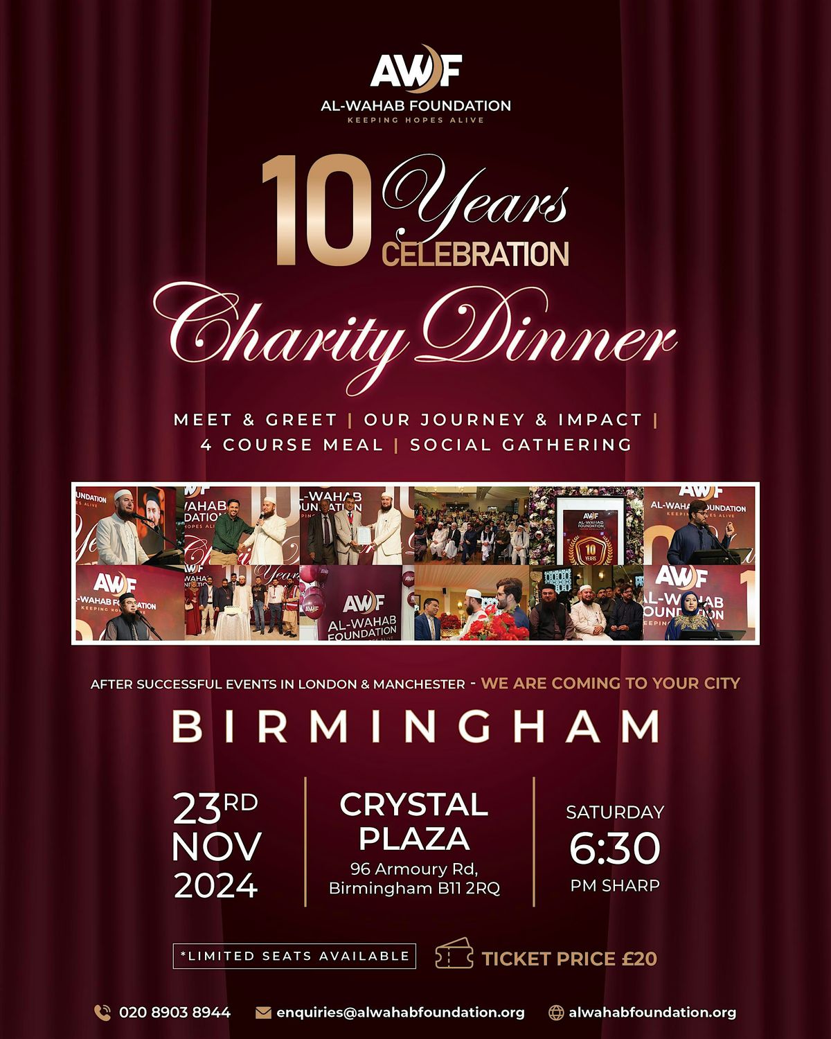 Al-Wahab Foundation - Birmingham Charity Dinner