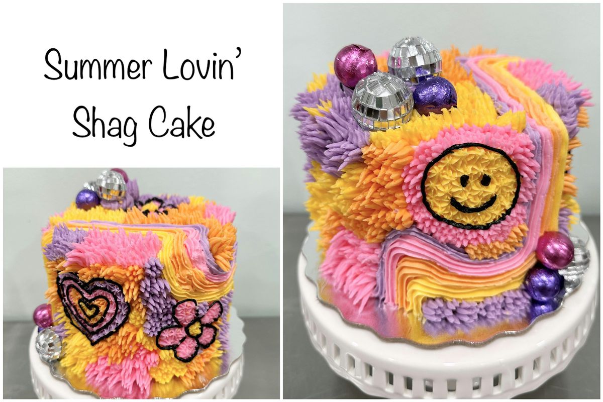 Summer Lovin' Shag Cake Decorating Class