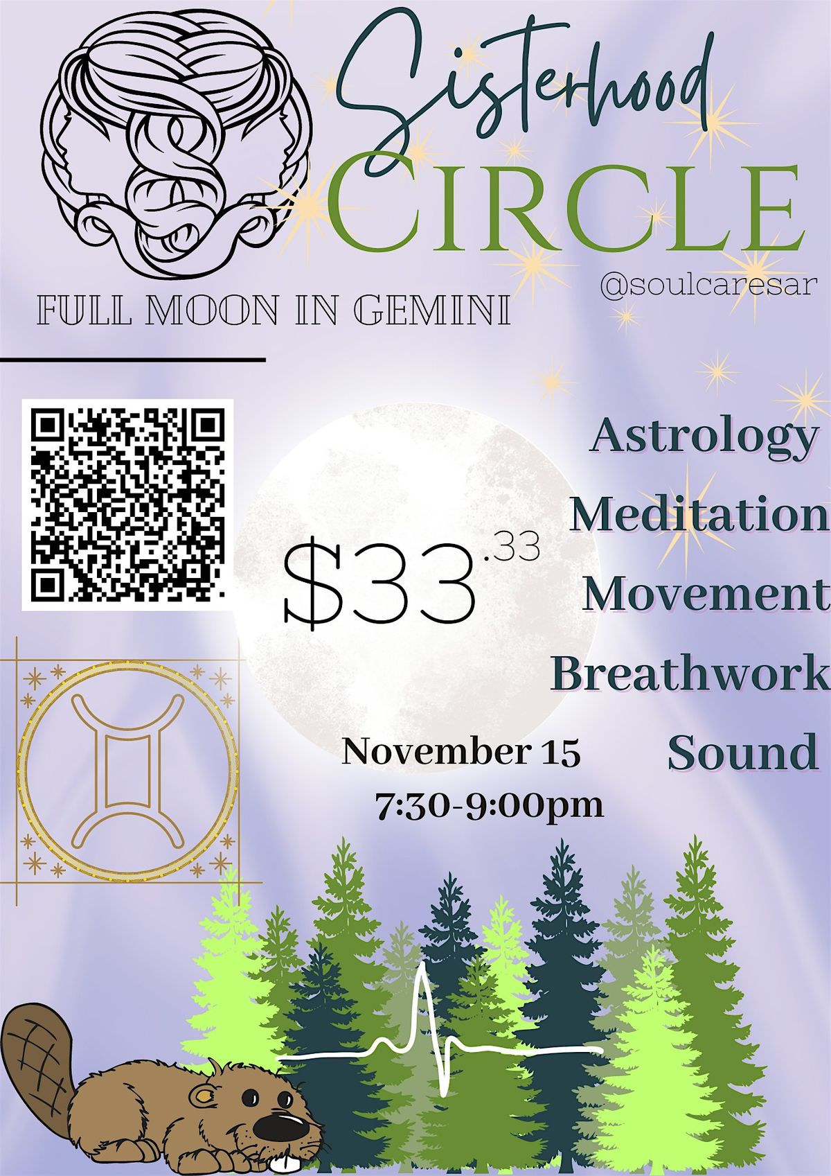 Gemini  Full Moon Sisterhood Circle