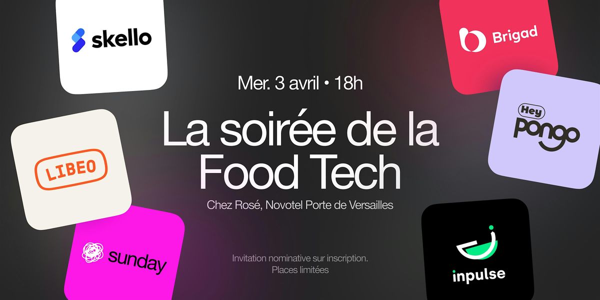 La soir\u00e9e de la Food Tech