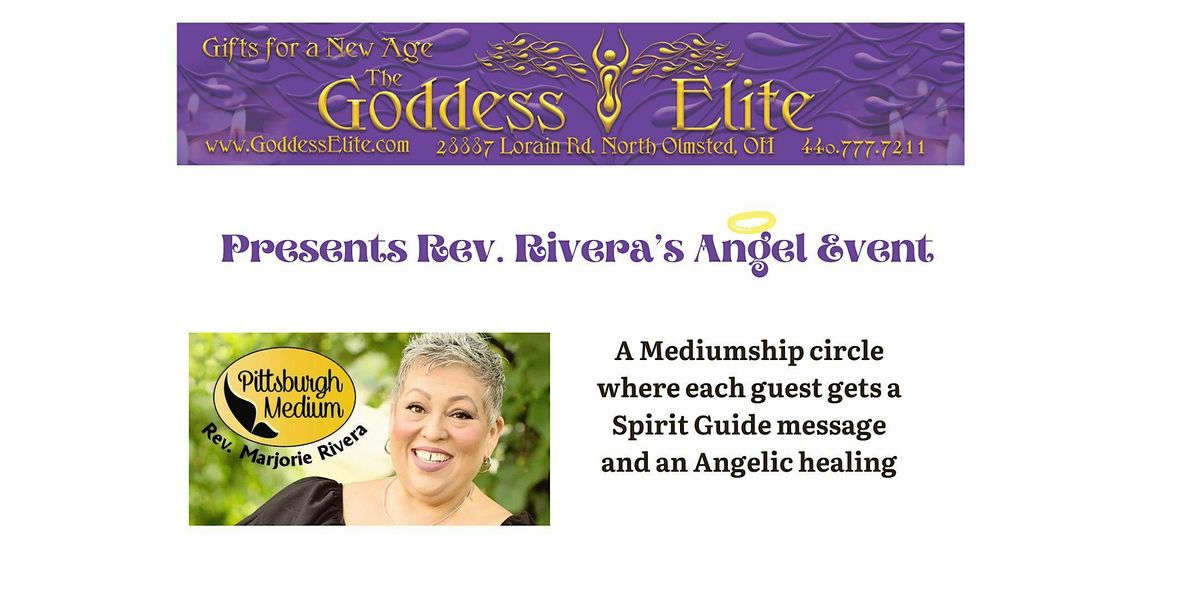 Goddess Elite presents Rev Rivera's Angel Event (Fri Nov 15th 7p)