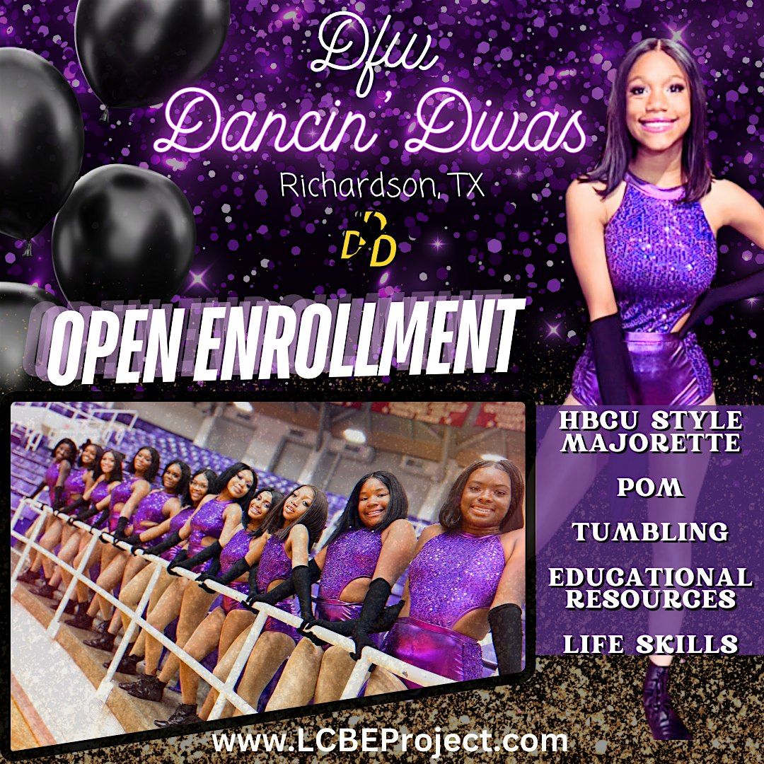 DESOTO TX- DFW Dancin' Divas Open Enrollment-DESOTO TX DIVISION