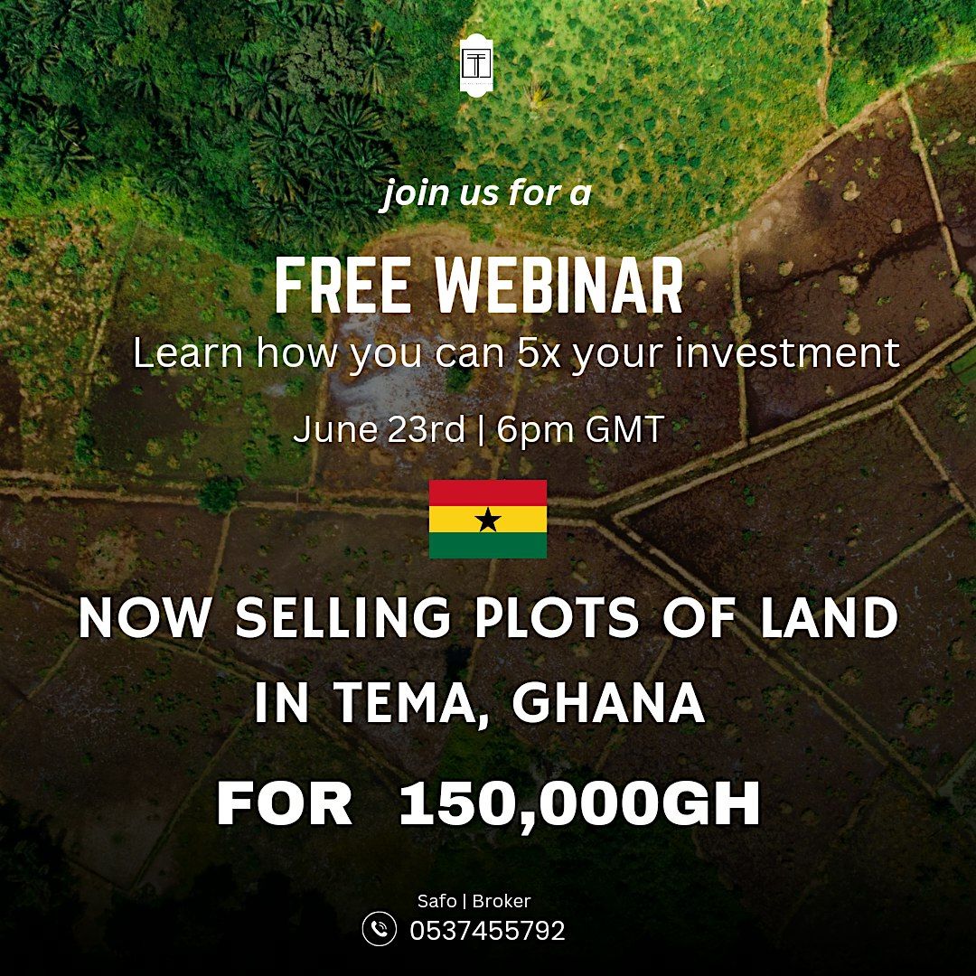 Selling Plots Of Land In Tema, Ghana