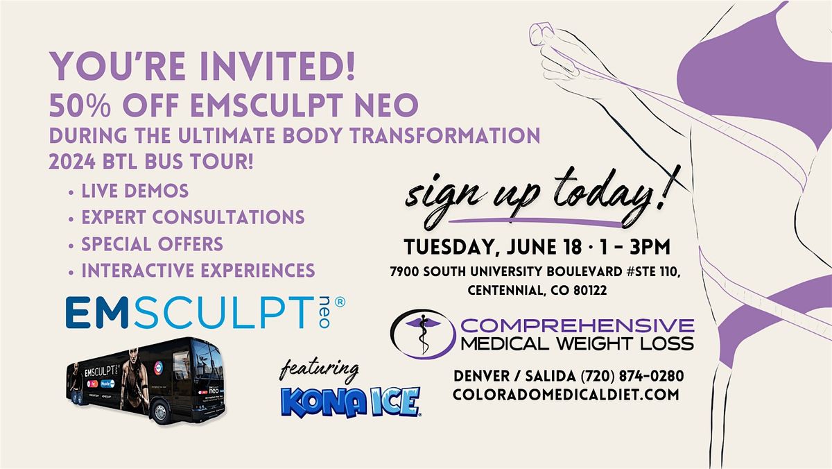 EmSculpt Neo Demos: The Ultimate Body Transformation 2024 BTL Bus Tour!