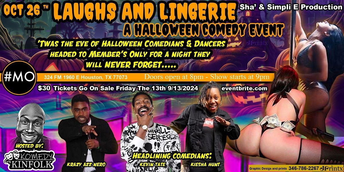 Laughs and Lingerie: A Halloween Comedy Event