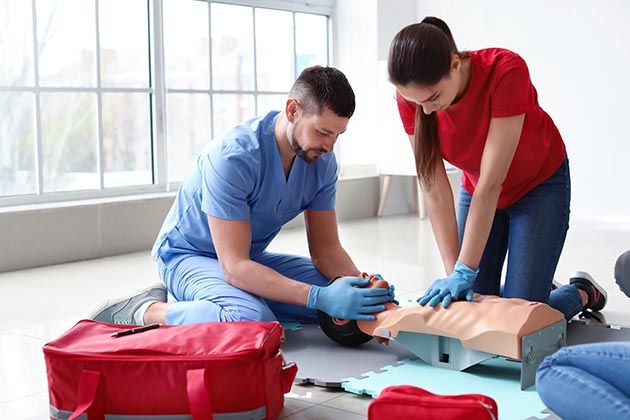 Emergency First Aid at Work fully regulated course