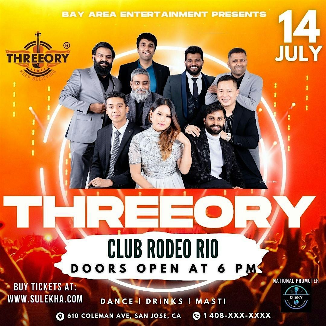 Threeory Band Live Concert in Bay Area @ Club Rodeo