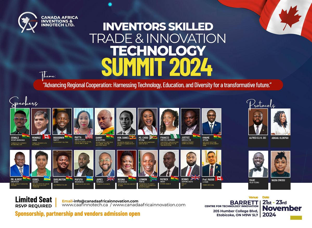 Inventors Skilled Trade and Innovation Technology Summit