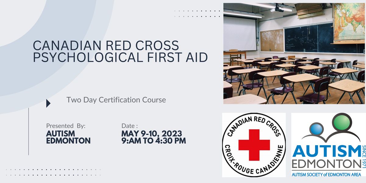 Canadian Red Cross Psychological First Aid - 2 Day In Person Certification