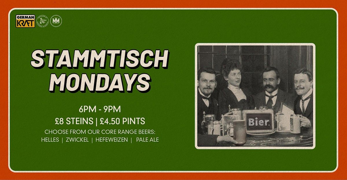 Stammtisch Mondays at German Kraft Brewery