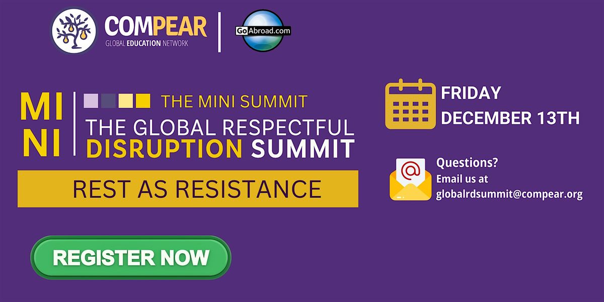 2024 Global Respectful Disruption MINI Summit