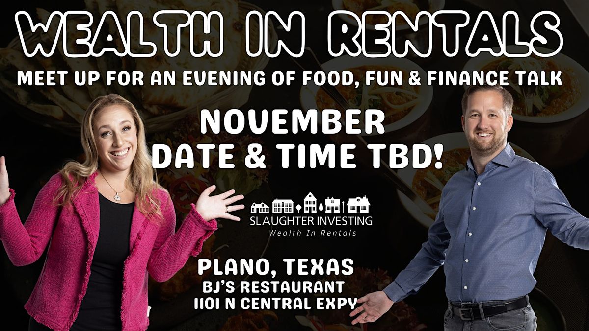 Wealth In Rentals November Meetup