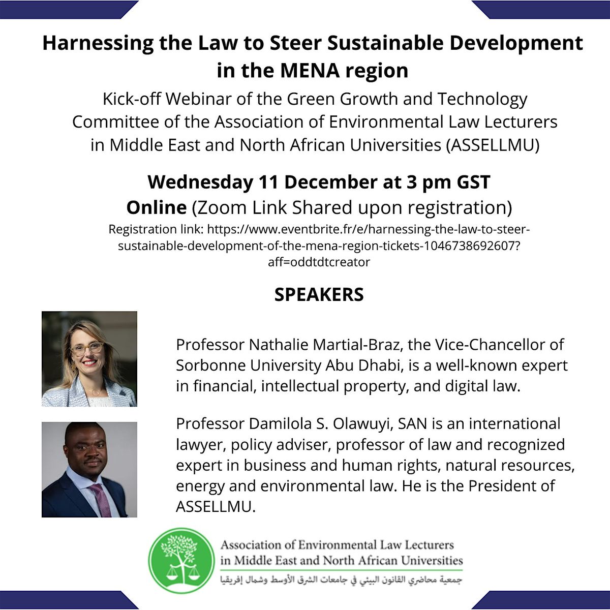 Harnessing the Law to Steer Sustainable Development in the MENA region